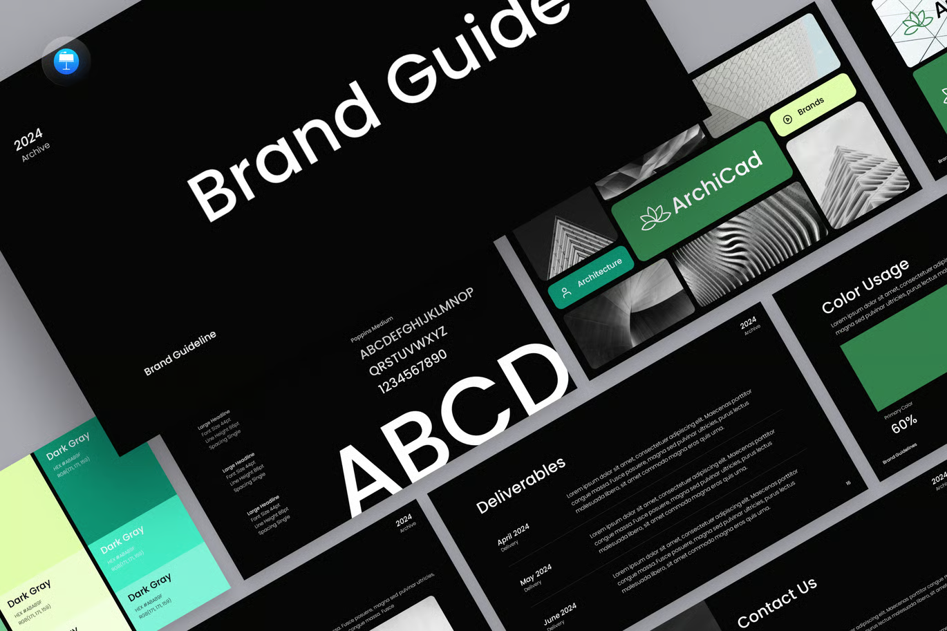 Brand guidelines example — brand foundation by LostWoods, design agency in Luxembourg