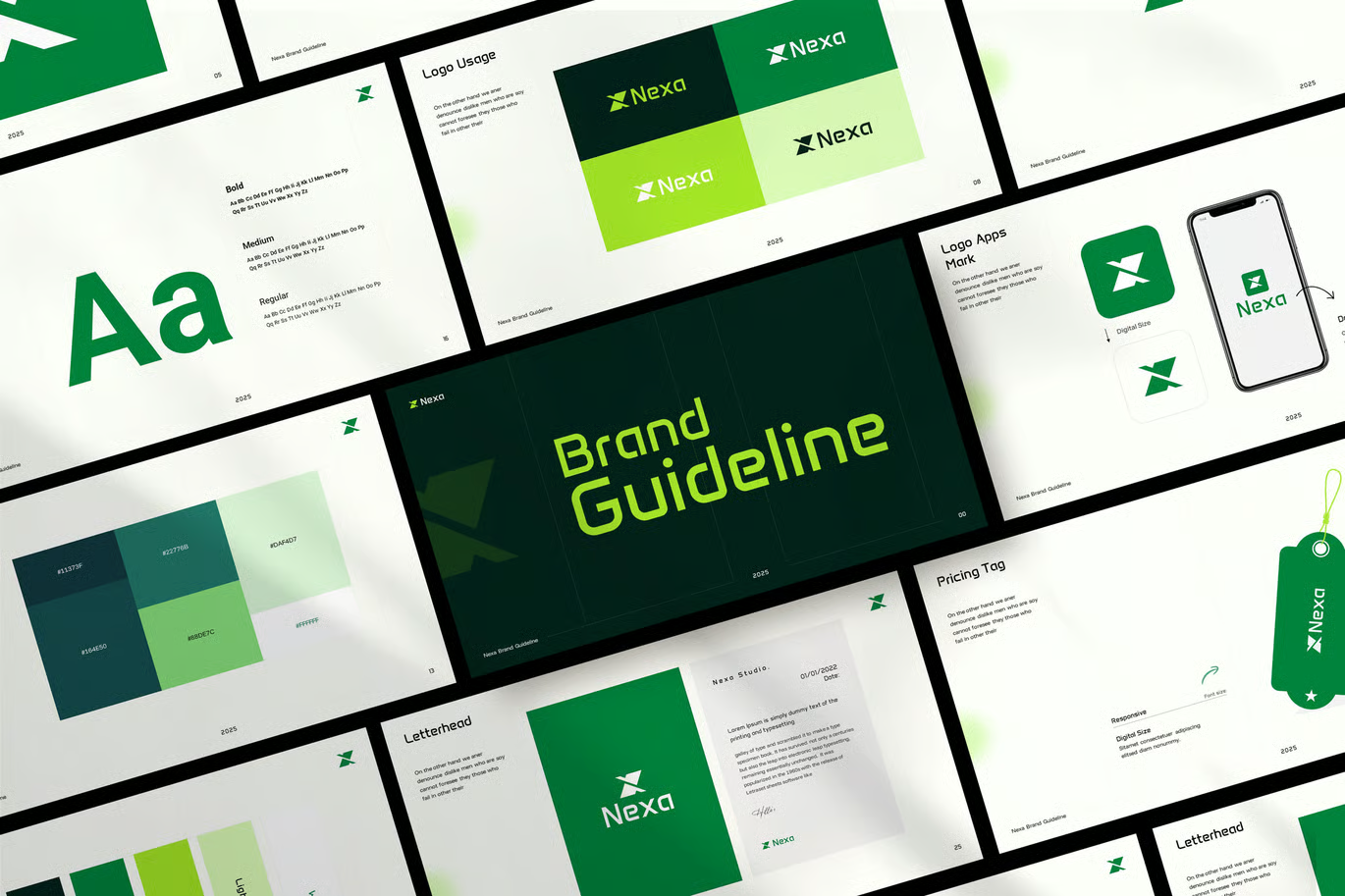 Brand guidelines example — brand foundation by LostWoods, design agency in Luxembourg